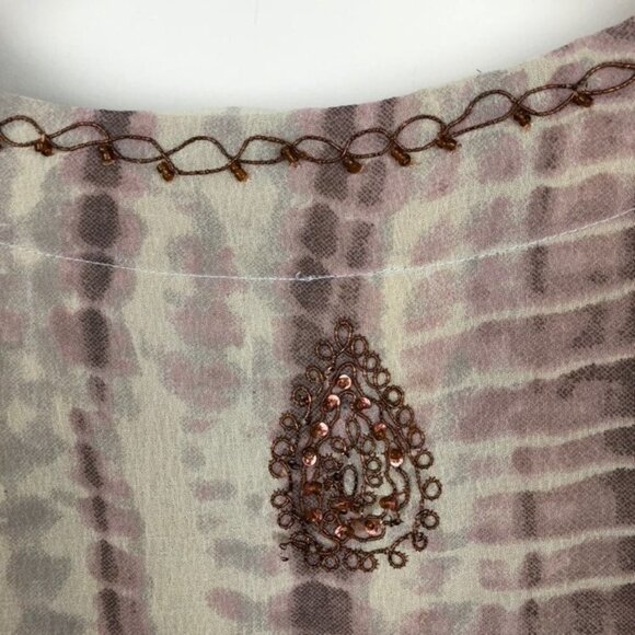 RAGA Snakeskin Embellished Blouse New NWT XS - Picture 10 of 10